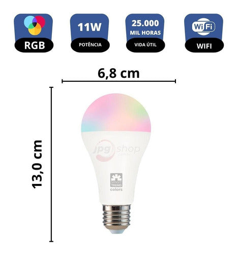 Lâmpada Led Smart Inteligente Wifi Alexa kian