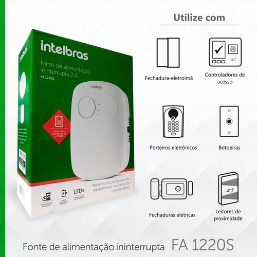 Fonte de Alimentação Ininterrupta FA1220s Intelbras