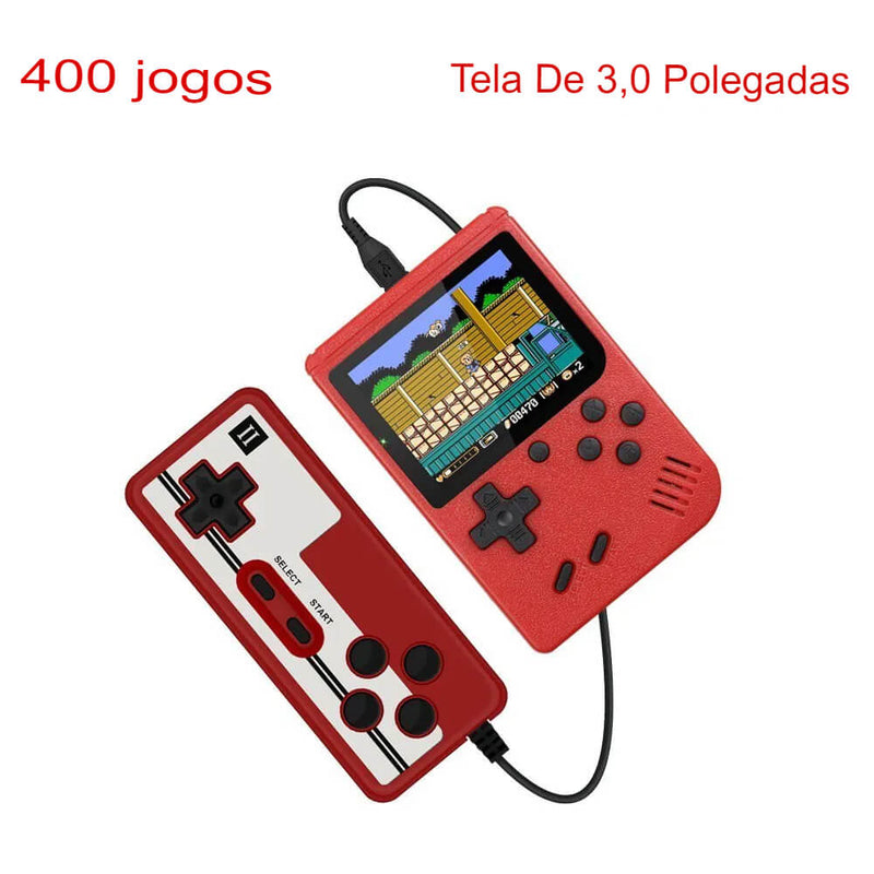 Mini Game Retrô Portatil 400 Jogos