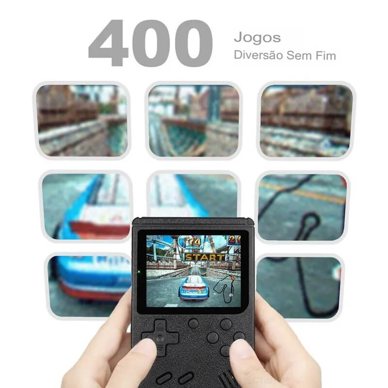 Mini Game Retrô Portatil 400 Jogos