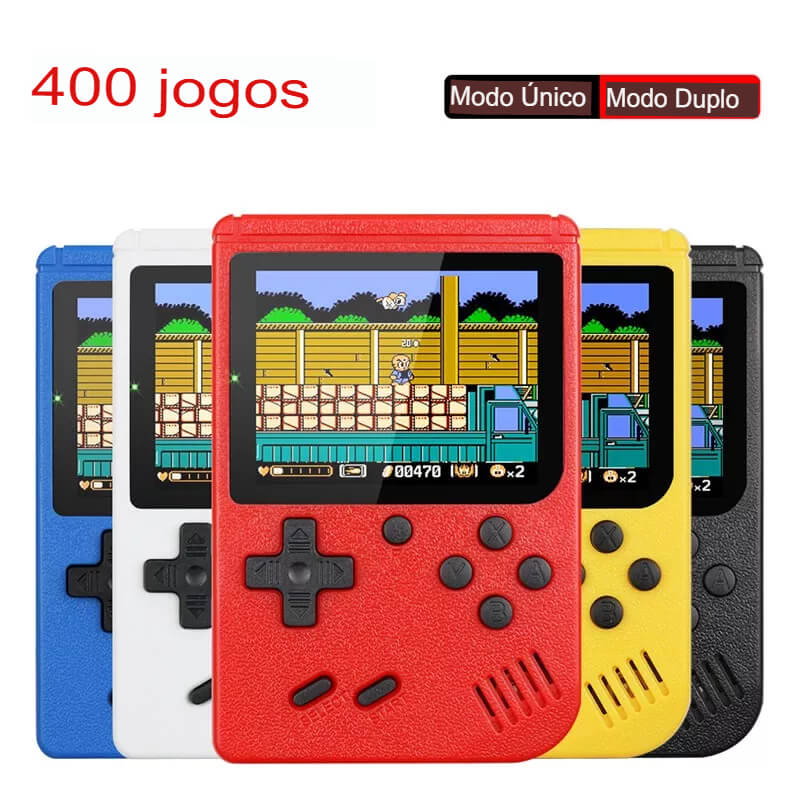 Mini Game Retrô Portatil 400 Jogos