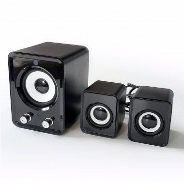 Caixa de Som Mini Subwoofer 2.1 USB - Bright