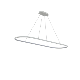 Lustre Pendente Led Ari 36W 3000K  Nordecor 2159 Bivolt Branco