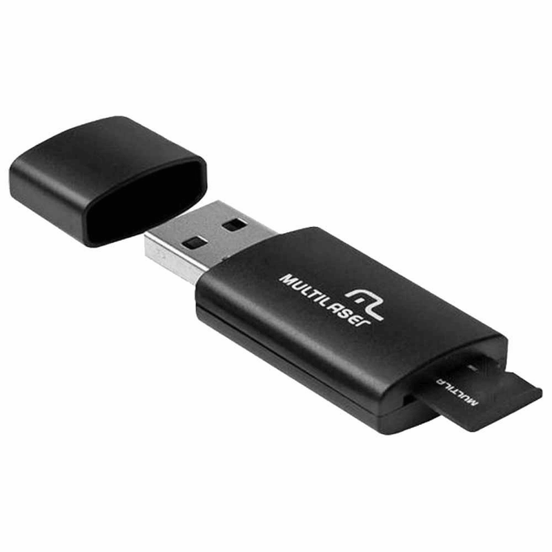 Adaptador Pen drive 2x1 Cartão de Memória micro sd 8gb