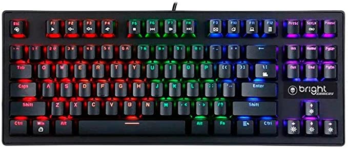 Teclado Mecânico Gamer Bright Compact, LED, Switch Blue, US - GTC559