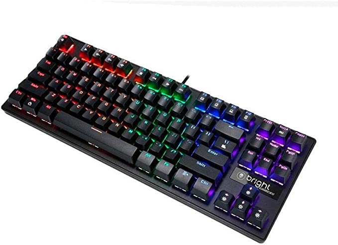 Teclado Mecânico Gamer Bright Compact, LED, Switch Blue, US - GTC559