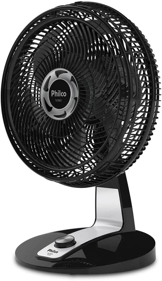 Ventilador de Mesa Philco Turbo com 3 Velocidades - Preto